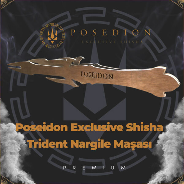 Poseidon Trident Nargile Maşası